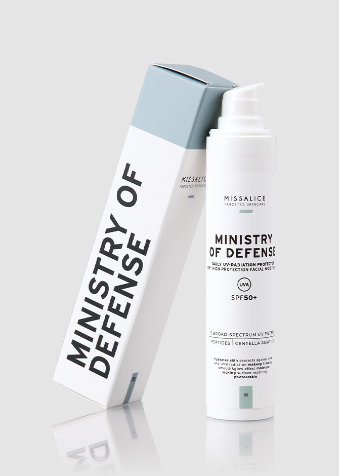 MINISTRY OF DEFENSE / daily UV protection / UVA 32 / SPF50+