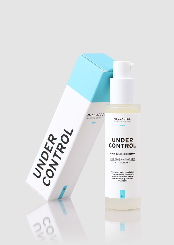 UNDER CONTROL / sebum balancing booster for problematic oily acne prone skin