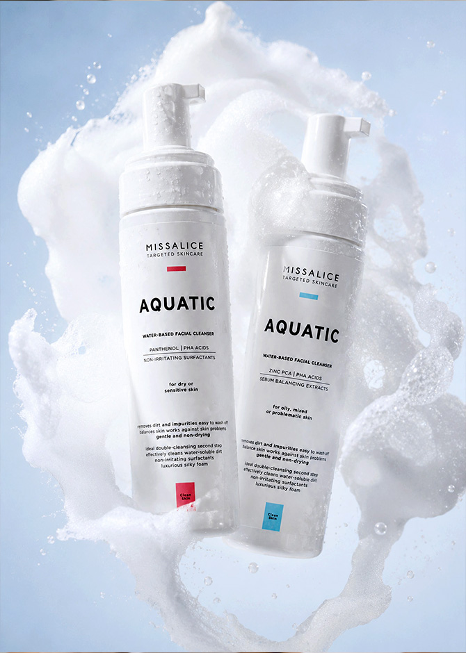 AQUATIC / daily water-based cleanser with PHA (200ml)